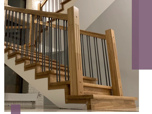 Реставрация деревянных и металлических лестниц в Вольске