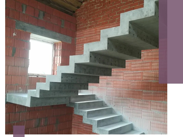 Бетонные лестницы под ключ в Вольске: монтаж, демонтаж, ремонт