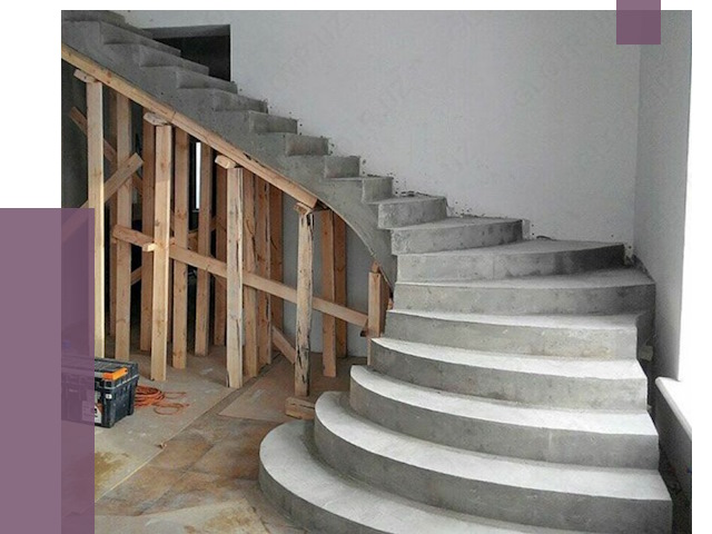 Изготовление бетонных лестниц под ключ в Вольске от 19748 руб. | ПРОЛЁТ-Вль