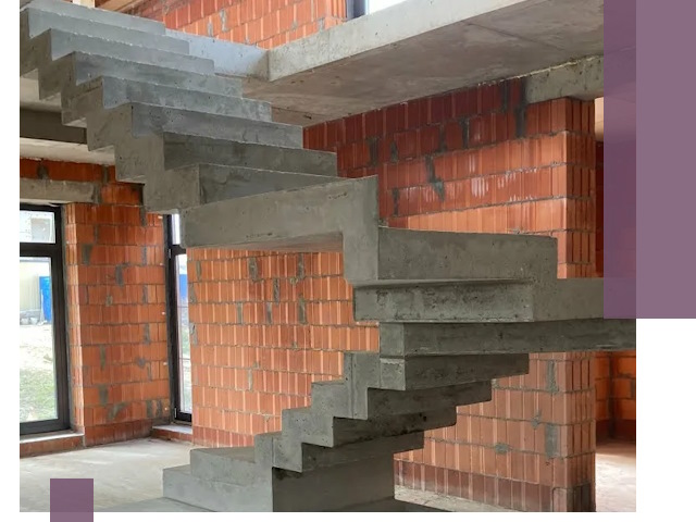 Изготовление бетонных лестниц под ключ в Вольске