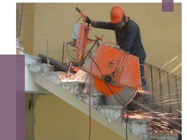 Демонтаж бетонных лестниц в Вольске от 4557 руб. за м2 | ПРОЛЁТ-Вль