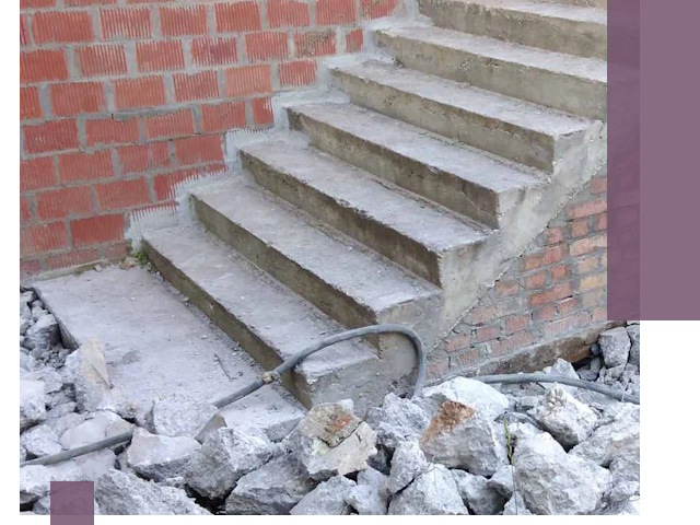 Демонтаж бетонных лестниц в Вольске: быстро и безопасно