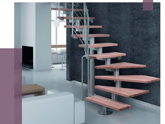 Модульные лестницы в Вольске от 16710 руб. — купить в ПРОЛЁТ-Вль