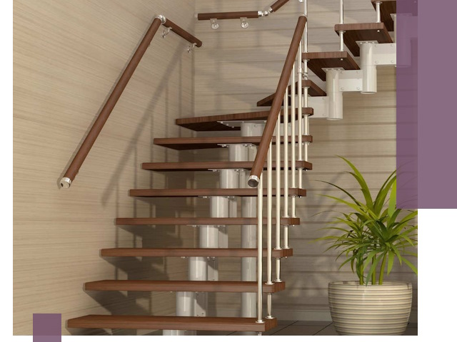 Изготовление модульных лестниц под ключ в Вольске