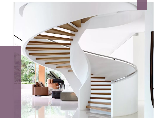 Винтовые лестницы в Вольске под ключ от 48103 руб. | ПРОЛЁТ-Вль