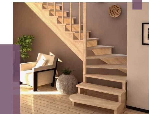 Изготовление Г-образных лестниц в Вольске от 18735 руб. 