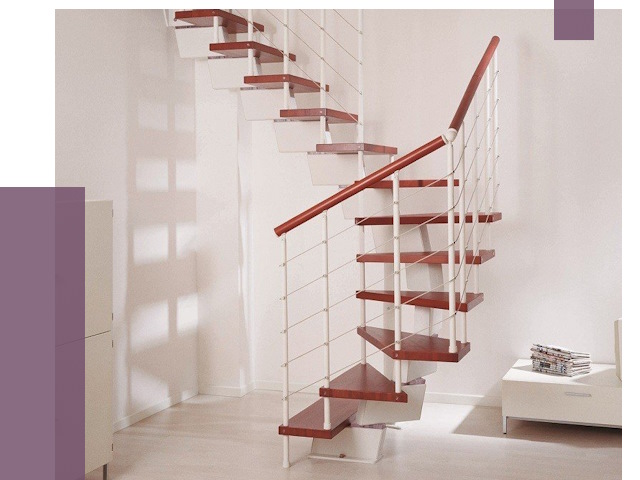 Изготовление лестниц на больцах в Вольске от 9621 руб. | ПРОЛЁТ-Вль