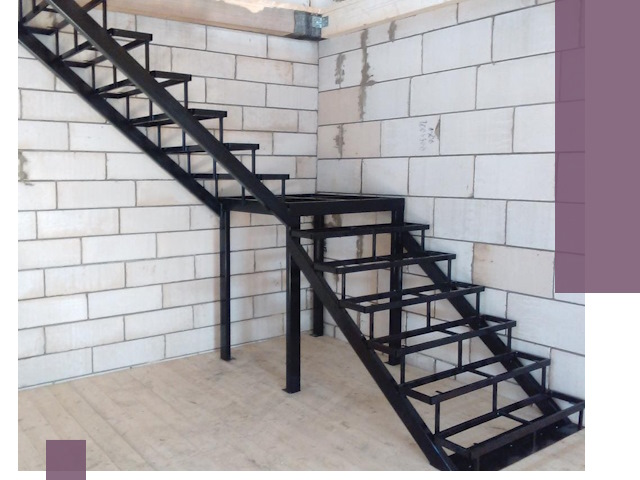 Лестницы на металлокаркасе под ключ в Вольске — изготовление и монтаж