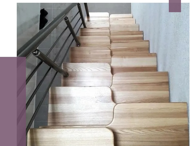 Лестницы гусиный шаг в Вольске от 12912 руб. под ключ | ПРОЛЁТ-Вль