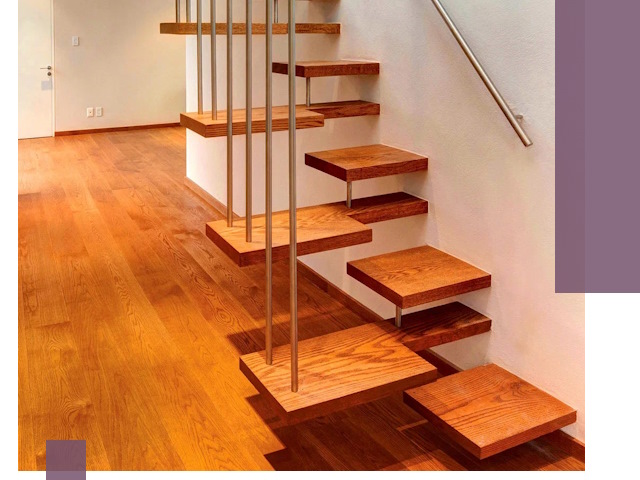 Лестницы «гусиный шаг» на заказ в Вольске для узких пространств