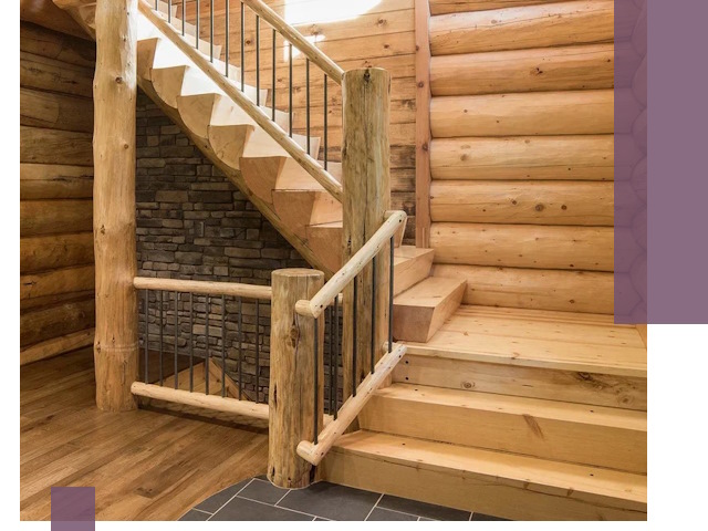 Лестницы в баню под заказ и профессиональный монтаж в Вольске