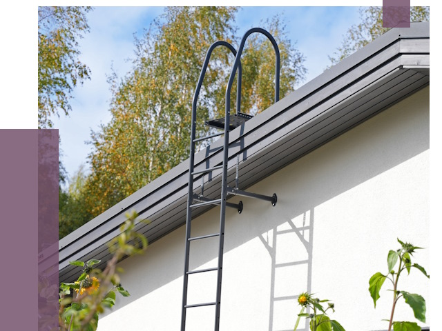 Лестницы на крышу в Вольске от 18937 руб. — монтаж и монтаж ПРОЛЁТ-Вль