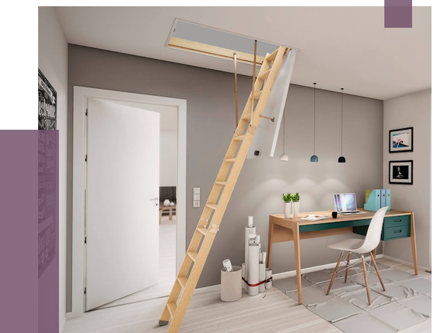 Чердачные лестницы в Вольске — от 14431 руб. | ПРОЛЁТ-Вль