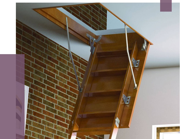 Установка чердачной лестницы в Вольске от 7747 руб. | ПРОЛЁТ-Вль