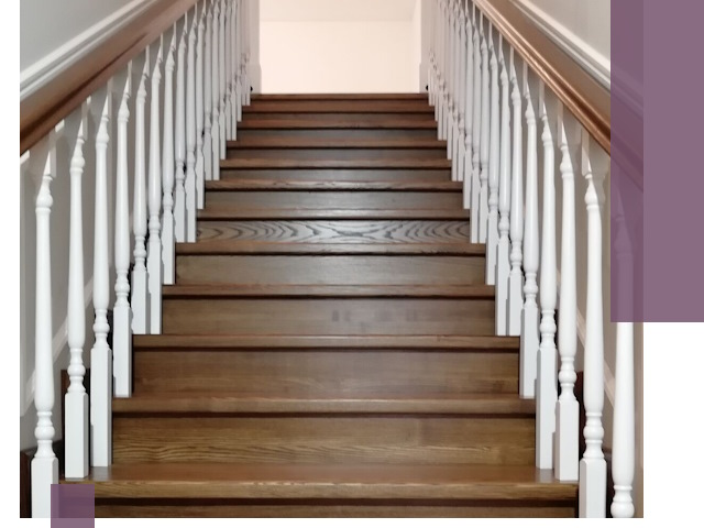 Лестницы из ясеня на заказ в Вольске — изготовление и монтаж