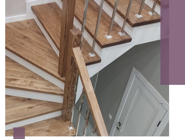 Обшивка металлических лестниц под ключ в Вольске