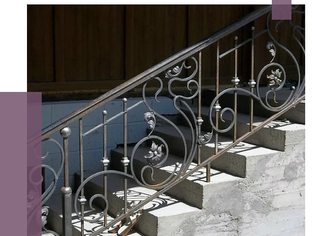 Кованые перила в Вольске от 8608 руб. под ключ — качество от ПРОЛЁТ-Вль