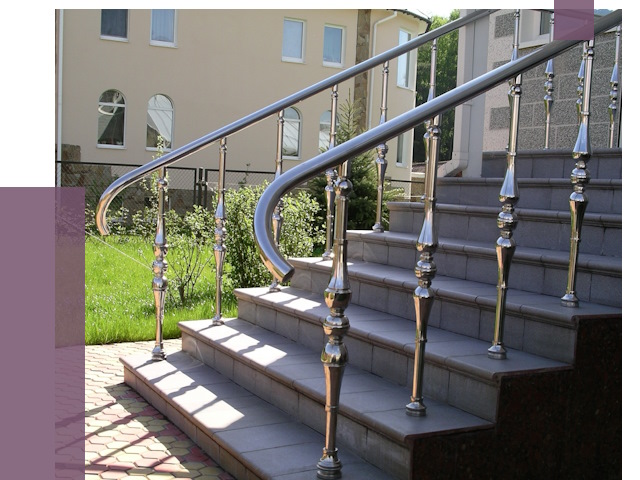 Перила для крыльца в Вольске от 10633 руб. — монтаж ПРОЛЁТ-Вль