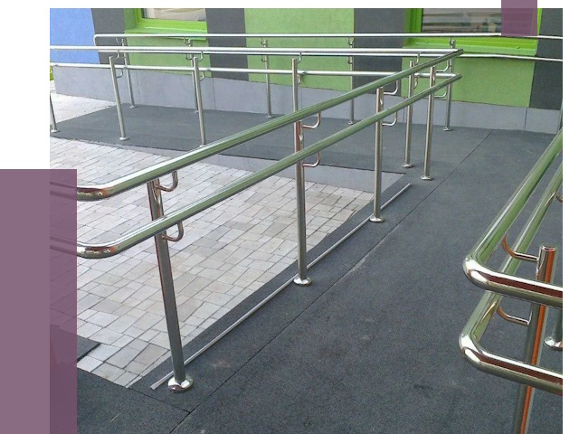 Ограждения пандусов в Вольске от 4304 руб. монтаж | ПРОЛЁТ-Вль