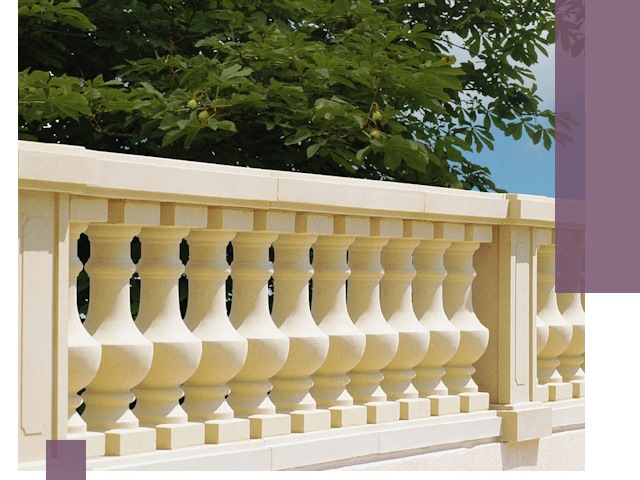 Установка балюстрады в Вольске: изготовление и монтаж под ключ