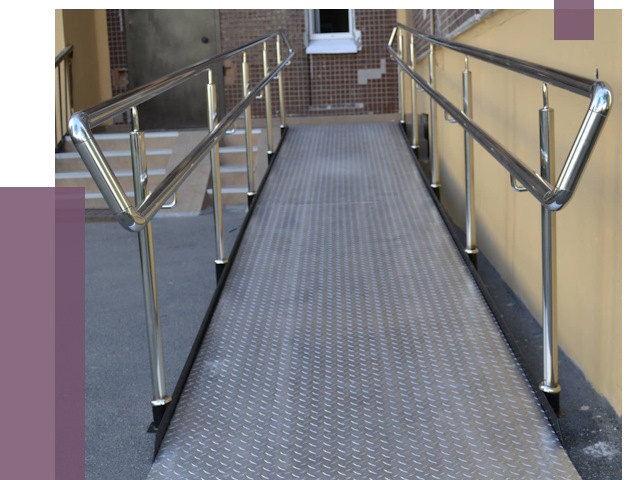 Пандусы в Вольске от 12152 руб. — установка для инвалидов | ПРОЛЁТ-Вль