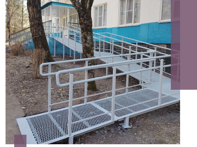 Пандусы под ключ в Вольске: изготовление, монтаж и демонтаж