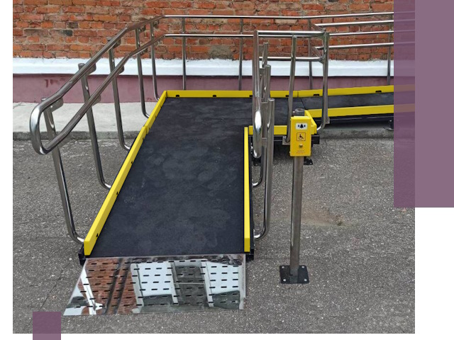 Изготовление наклонных пандусов для инвалидов в Вольске