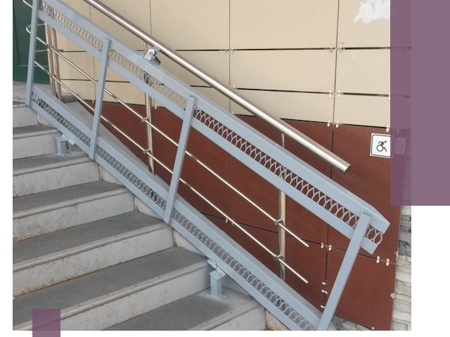 Изготовление откидных пандусов под ключ в Вольске