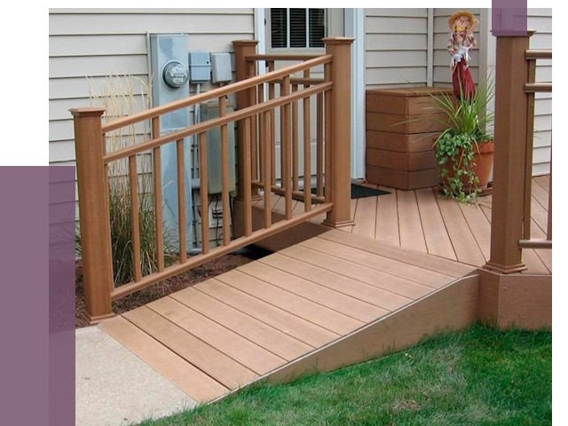 Пандус на крыльцо в Вольске под ключ от 7697 руб.