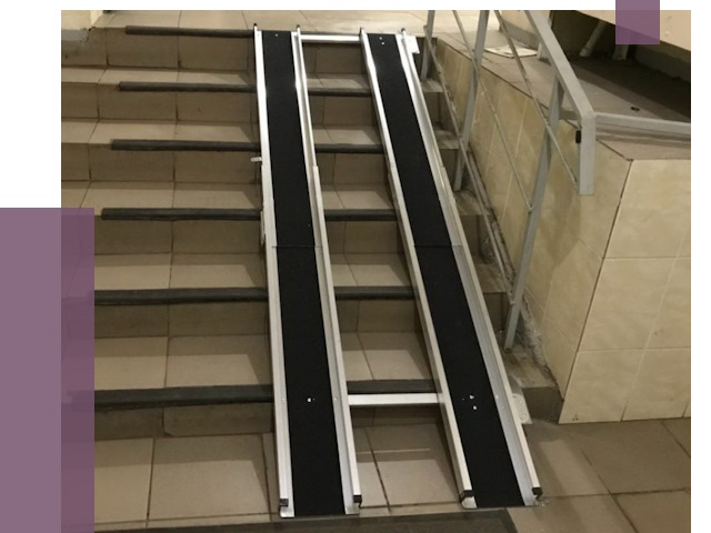 Установка пандуса в подъезд в Вольске от 7899 руб. под ключ | ПРОЛЁТ-Вль