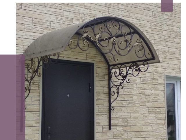 Ремонт козырьков в Вольске от 7342 руб.  | ПРОЛЁТ-Вль