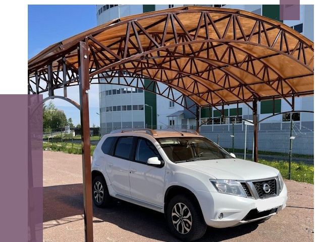 Недорогие навесы в Вольске от 42533 руб. | ПРОЛЁТ-Вль