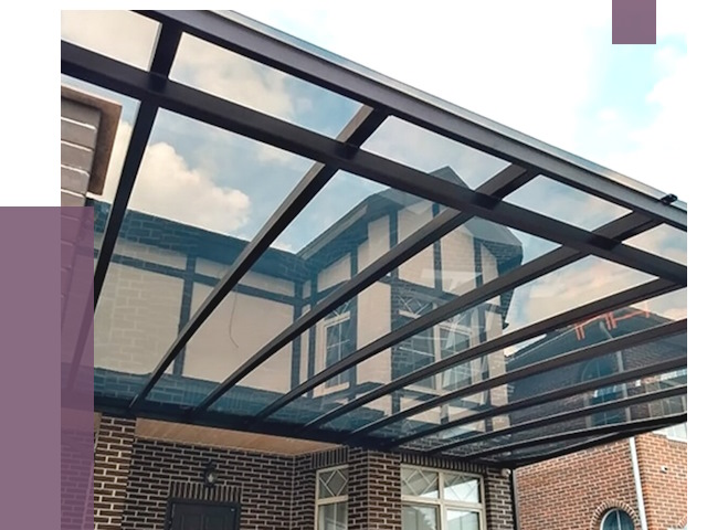 Навесы из поликарбоната в Вольске от 8527 руб. под ключ — ПРОЛЁТ-Вль