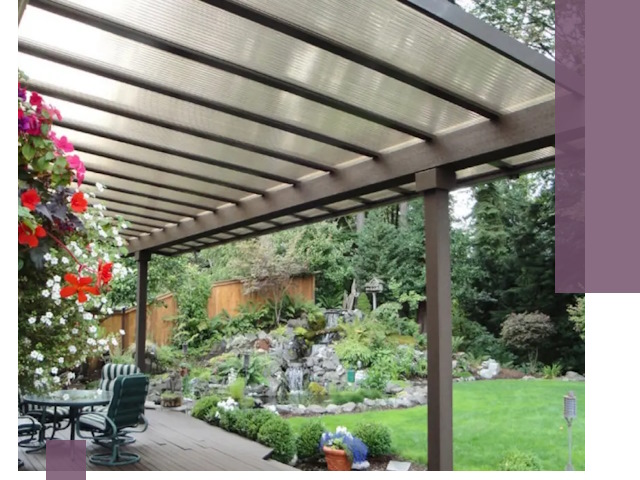 Навесы из поликарбоната под ключ в Вольске быстро и надёжно