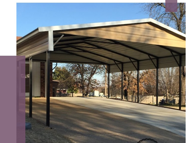 Двускатные навесы в Вольске от 7950 руб.  | ПРОЛЁТ-Вль