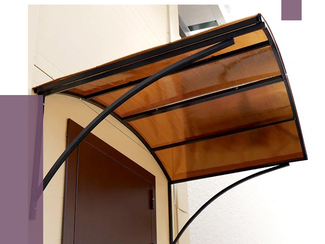 Недорогие козырьки в Вольске от 7514 руб.  | ПРОЛЁТ-Вль