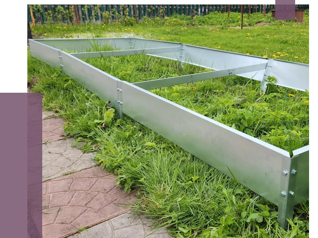Металлические бордюры для грядок в Вольске от 1772 руб. 