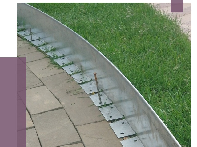 Металлические бордюры для тротуаров в Вольске от 8608 руб.