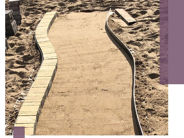 Металлические бордюры для тротуаров в Вольске — прочные и долговечные