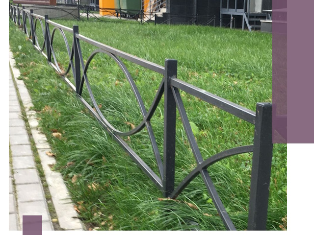 Газонные ограждения из металла в Вольске — монтаж и продажа