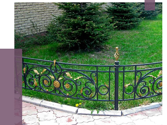 Кованые газонные ограждения в Вольске от 7545 руб. — ПРОЛЁТ-Вль