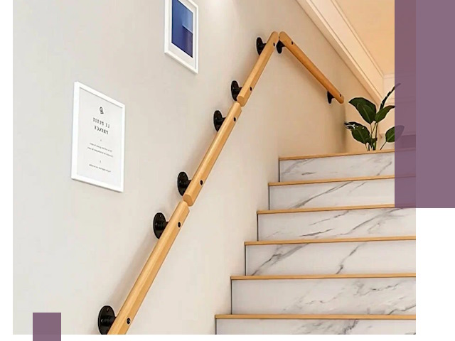 Поручни металлические и деревянные под ключ в Вольске