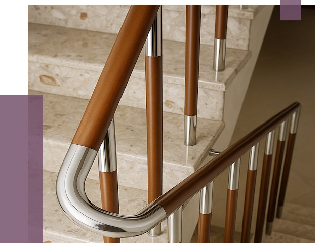 Монтаж поручней в Вольске от 9621 руб. монтаж под ключ | ПРОЛЁТ-Вль